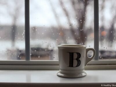 B coffee mug