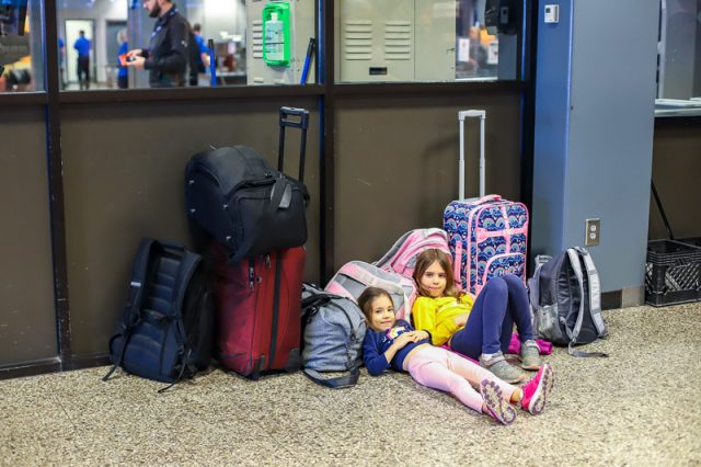 traveling family