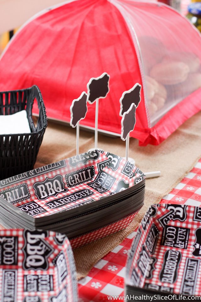backyard cookout plate baskets