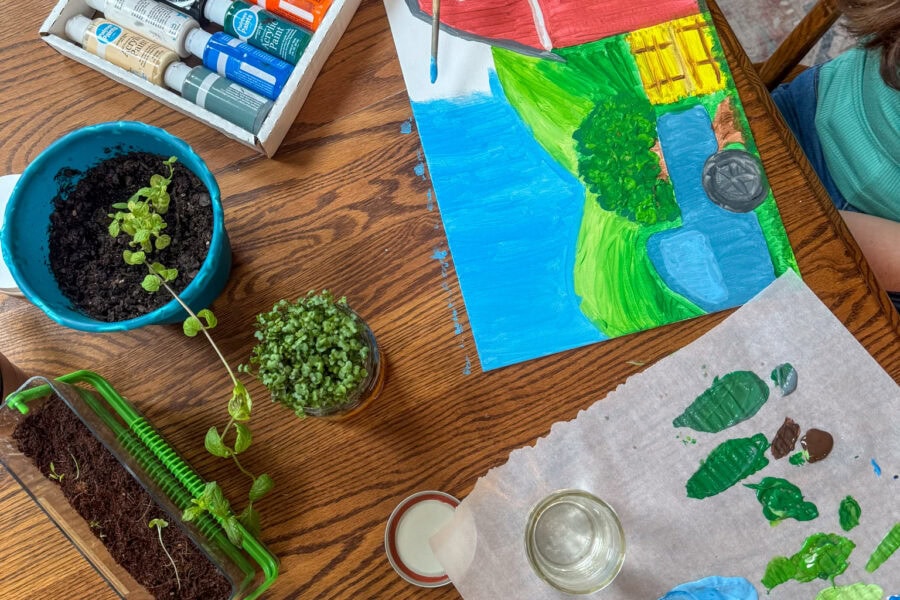 Homeschool Journal April 2024 6th & 4th grades