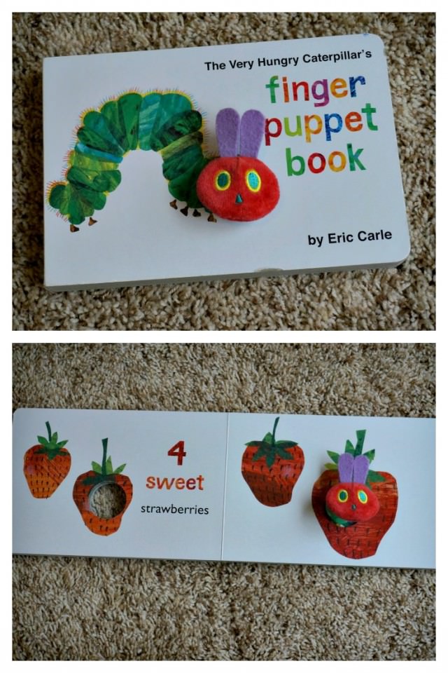 the very hungry caterpillar finger puppet